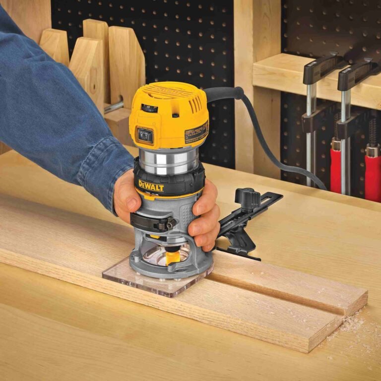 DeWalt DWP611 Corded 1.25 HP MAX Torque Variable Speed Compact Router with LED’s