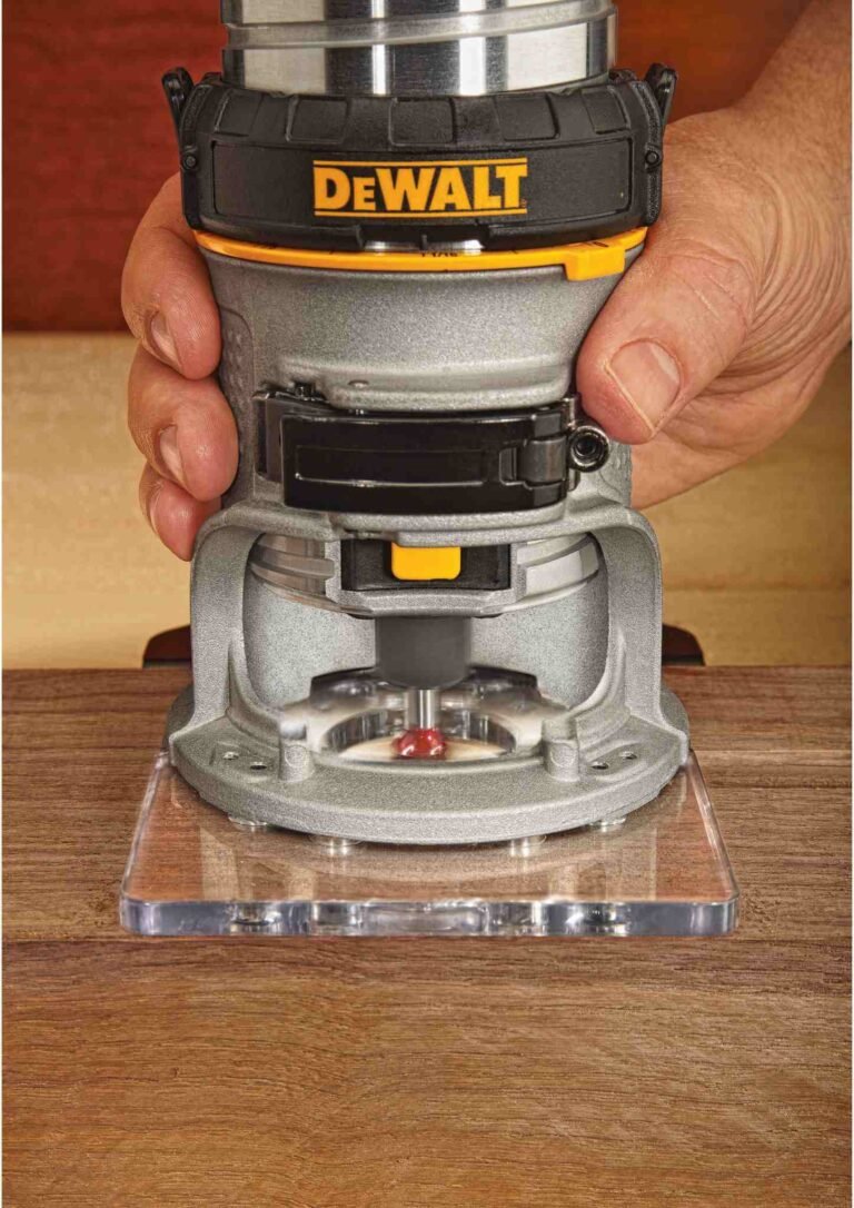 DeWalt DWP611 Corded 1.25 HP MAX Torque Variable Speed Compact Router with LED’s