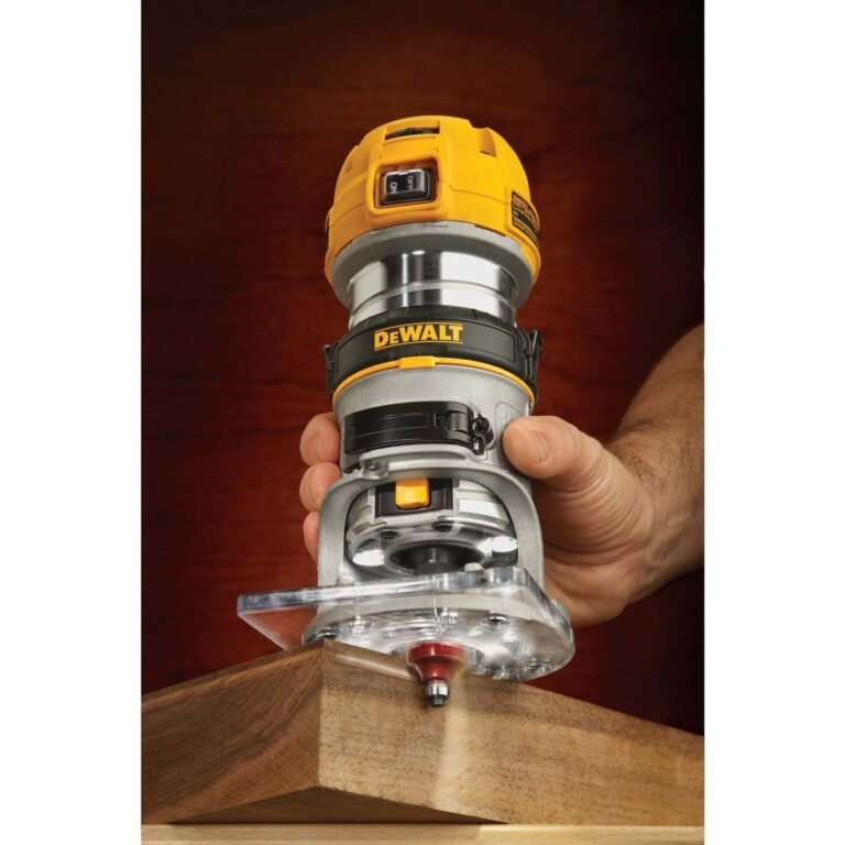 DeWalt DWP611 Corded 1.25 HP MAX Torque Variable Speed Compact Router with LED’s