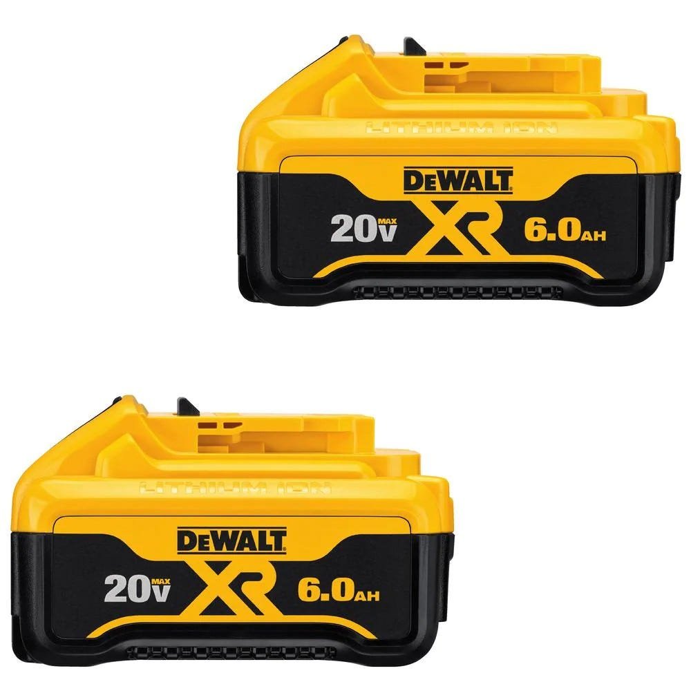 Dewalt DCB206-2 20V MAX PREMIUM 6.0Ah Batteries, 2-Pack