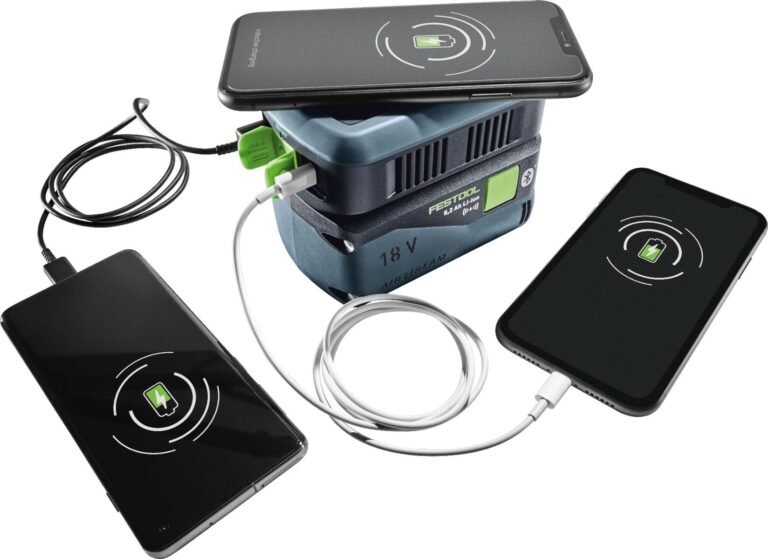 Festool 577155 18V Wireless Phone Charger and USB Port Adapter PHC 18