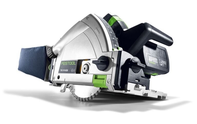 Festool 577677 TSC 55 K Cordless Track Saw 5.0Ah Kit with Kickback Stop