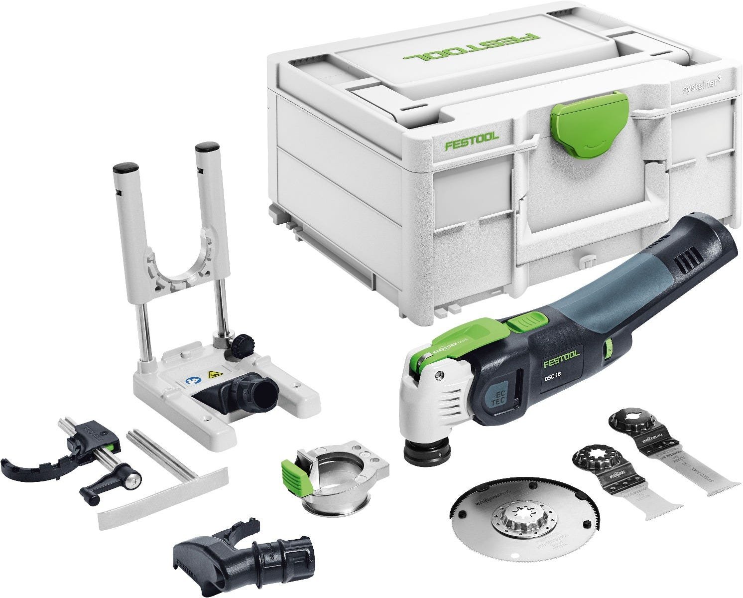 Festool 576588 Vecturo OSC 18 StarlockMax Cordless Multi-Tool BASIC SET w/ Systainer3, Tool Only