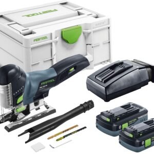 Festool 576527 PSC 420 EB Cordless Carvex Jigsaw Bluetooth 4.0Ah Kit with Systainer3