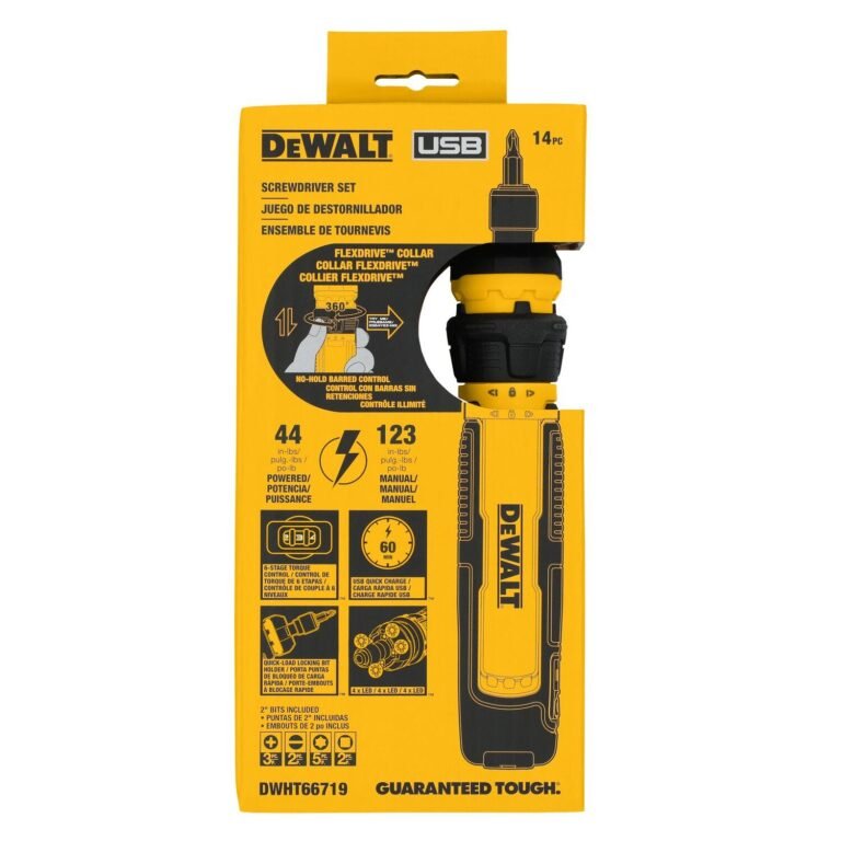 DeWalt DWHT66719 14-Piece Flexdrive 4V USB Screwdriver Kit