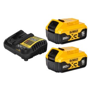 DeWalt DCB205-2C 20V MAX XR 5.0Ah Battery & Charger Starter Kit