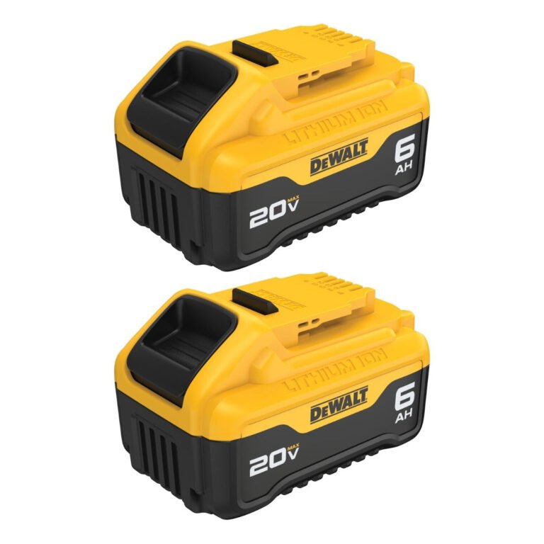 Dewalt DCB206-2 20V MAX PREMIUM 6.0Ah Batteries, 2-Pack