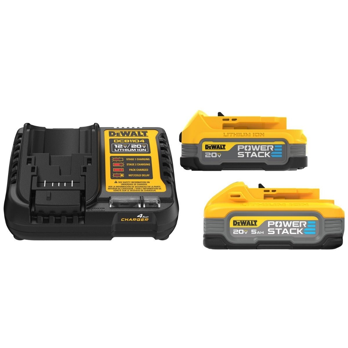 DeWalt DCBP315-2C POWERSTACK 20V MAX 5.0Ah & 1.7Ah Starter Kit