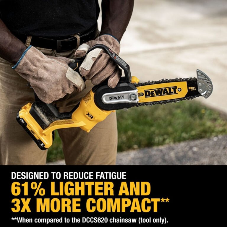 DeWalt DCCS623L1 20V MAX XR Brushless 8 in. Chainsaw 3.0Ah Kit