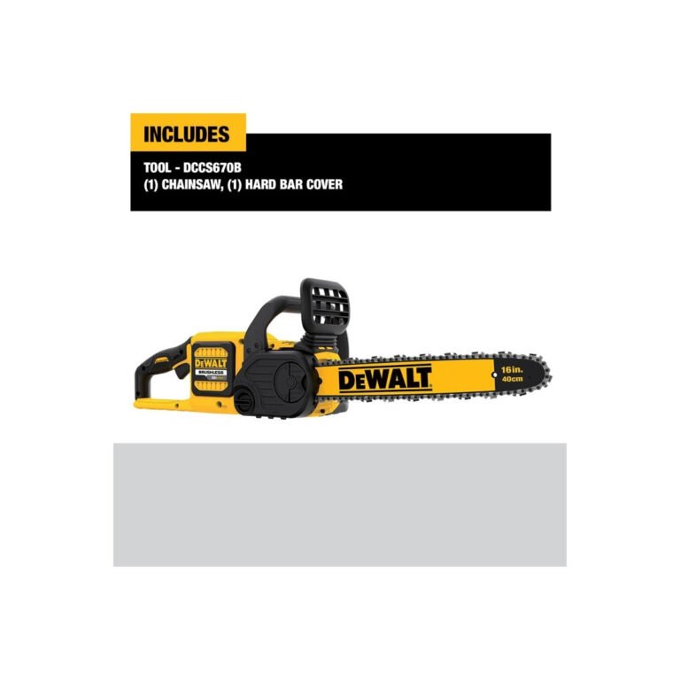 Dewalt DCCS670B FLEXVOLT 60V MAX Brushless Chainsaw, Tool Only
