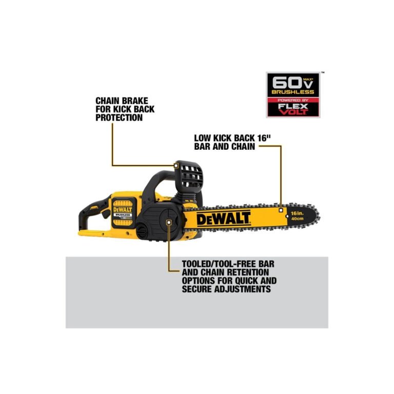 Dewalt DCCS670X1 FLEXVOLT60V MAX Brushless Chainsaw 3.0Ah Kit