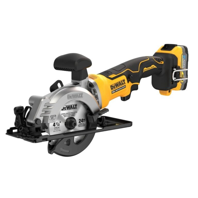 DeWalt DCS571E1 ATOMIC 20V MAX Brushless 4-1/2 in. Circular Saw PowerStack 1.7Ah Kit