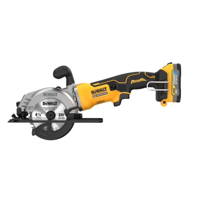 DeWalt DCS571E1 ATOMIC 20V MAX Brushless 4-1/2 in. Circular Saw PowerStack 1.7Ah Kit