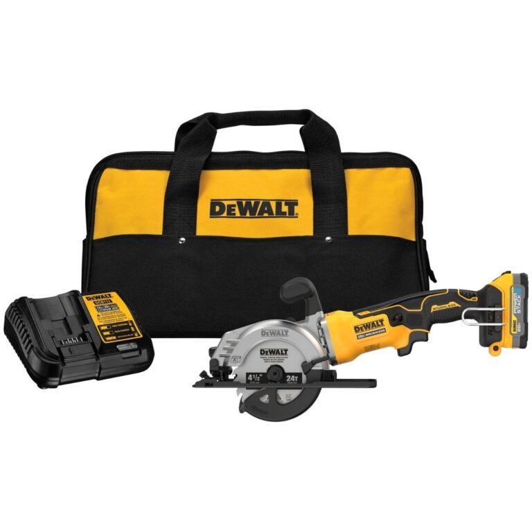 DeWalt DCS571E1 ATOMIC 20V MAX Brushless 4-1/2 in. Circular Saw PowerStack 1.7Ah Kit