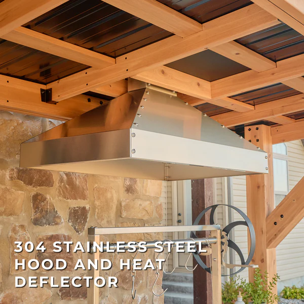 Timber Rock Outdoor Cook Station with Argentine Grill Pre-Order
