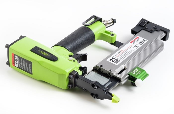 Grex H850LX 21-Gauge Brad Nailer with Free Edge Guide