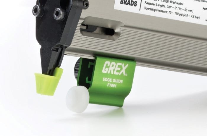 Grex H850LX 21-Gauge Brad Nailer with Free Edge Guide