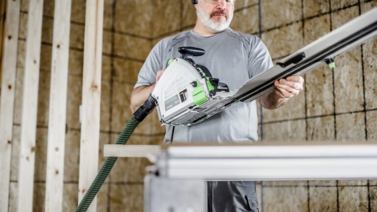 Festool 577422 TS 60 KEB-F-Plus-FS Plunge Cut Track Saw Set w/ 55-in. Guide Rail