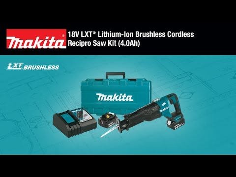 Makita XRJ05Z 18V Brushless Cordless Recipro Saw , Tool Only