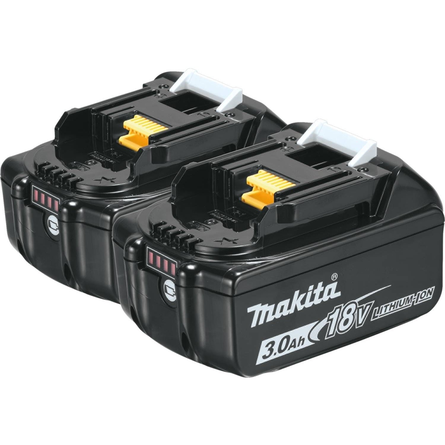 Makita BL1830B-2 18V LXT Lithium-Ion 3.0Ah Battery, 2/pk