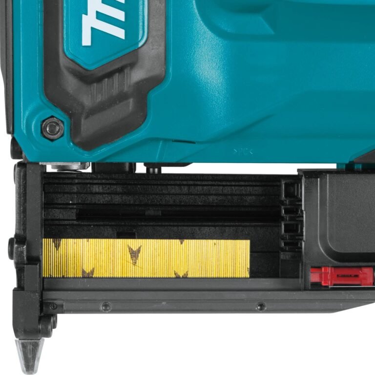 Makita XTP02Z 18V LXT Lithium-Ion Cordless 1-3/8″ Pin Nailer, 23 Ga., Tool Only