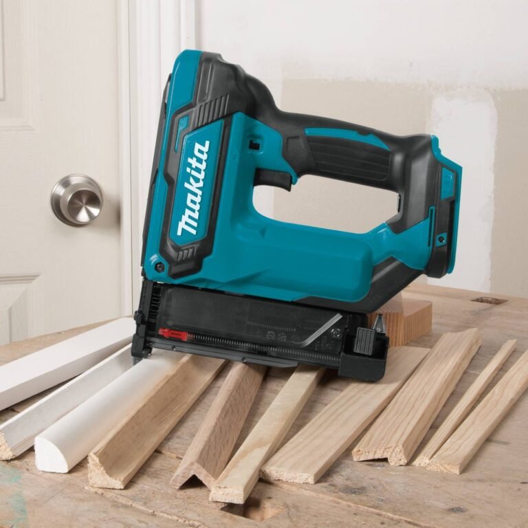 Makita XTP02Z 18V LXT Lithium-Ion Cordless 1-3/8″ Pin Nailer, 23 Ga., Tool Only