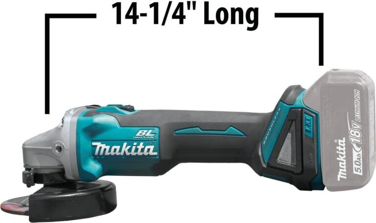 Makita XAG04Z 18V LXT Lithium-Ion Brushless Cordless 4-1/2″Â / 5″ Cut-Off/Angle Grinder, Tool Only