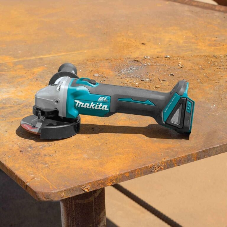 Makita XAG04Z 18V LXT Lithium-Ion Brushless Cordless 4-1/2″Â / 5″ Cut-Off/Angle Grinder, Tool Only