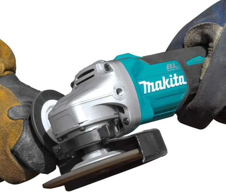 Makita XAG04Z 18V LXT Lithium-Ion Brushless Cordless 4-1/2″Â / 5″ Cut-Off/Angle Grinder, Tool Only