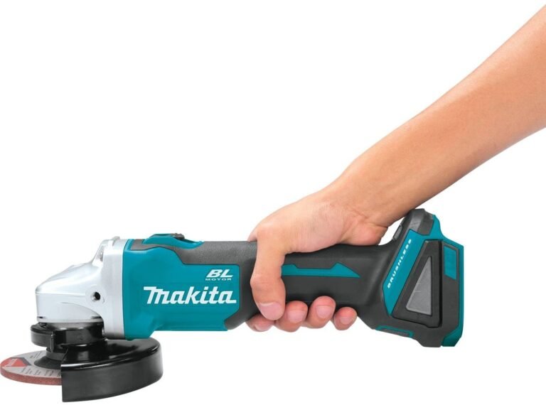Makita XAG04Z 18V LXT Lithium-Ion Brushless Cordless 4-1/2″Â / 5″ Cut-Off/Angle Grinder, Tool Only