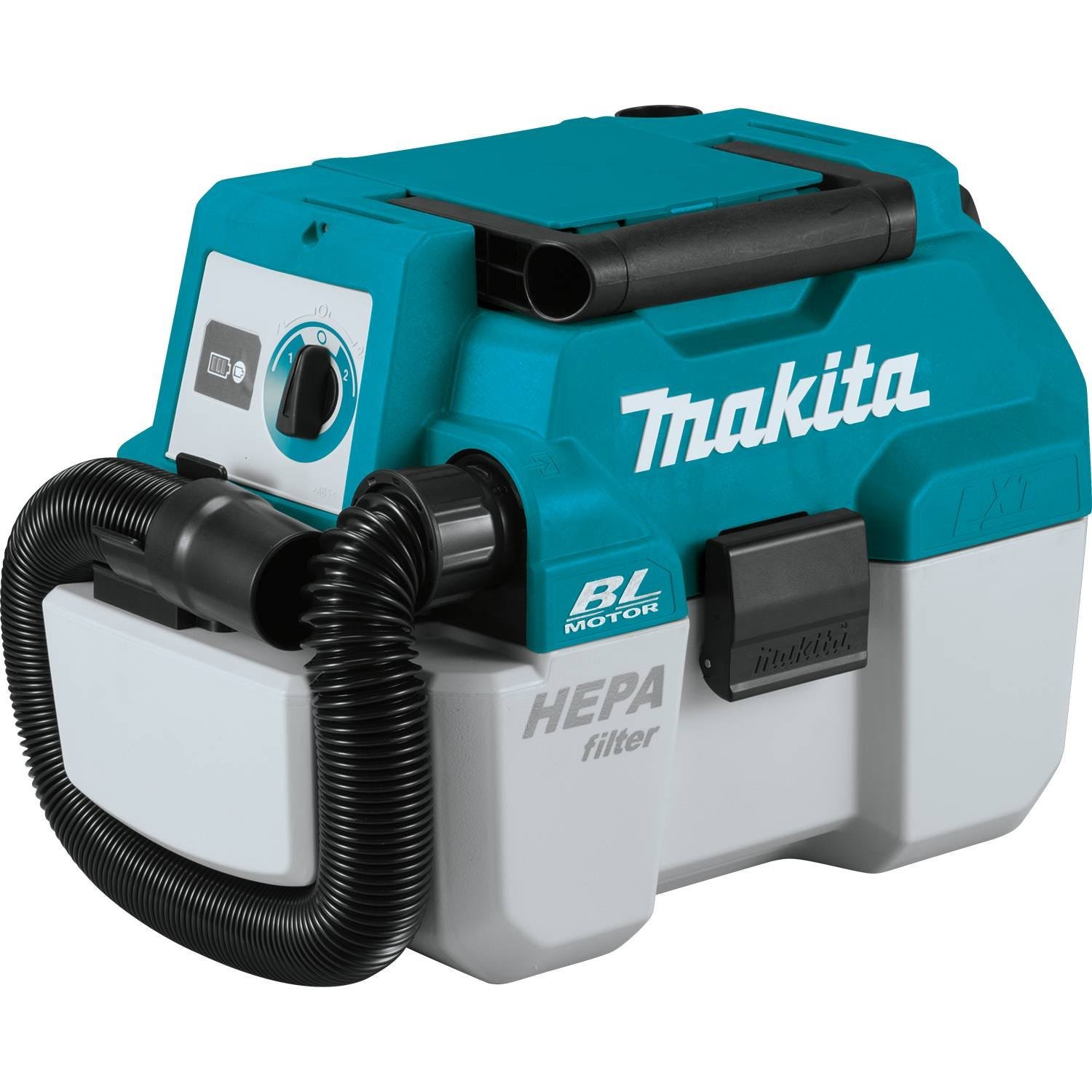 Makita XCV11Z 18V LXT Brushless 2-Gallon HEPA Wet / Dry Dust Extractor Vacuum, Tool Only