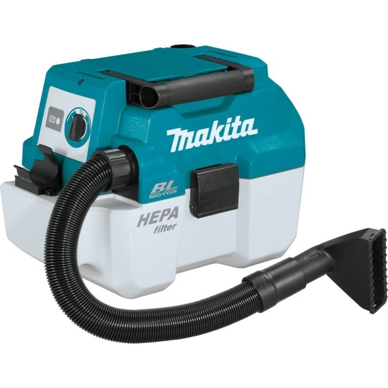 Makita XCV11Z 18V LXT Brushless 2-Gallon HEPA Wet / Dry Dust Extractor Vacuum, Tool Only