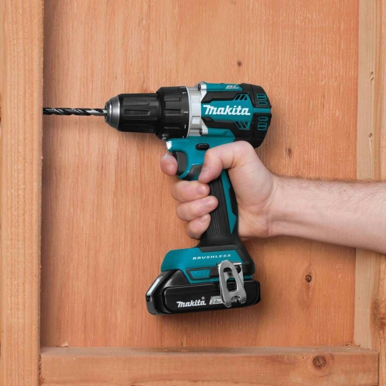 Makita XFD12R 18V LXT Lithium-Ion Compact Brushless Cordless 1/2″ Driver-Drill Kit (2.0Ah)