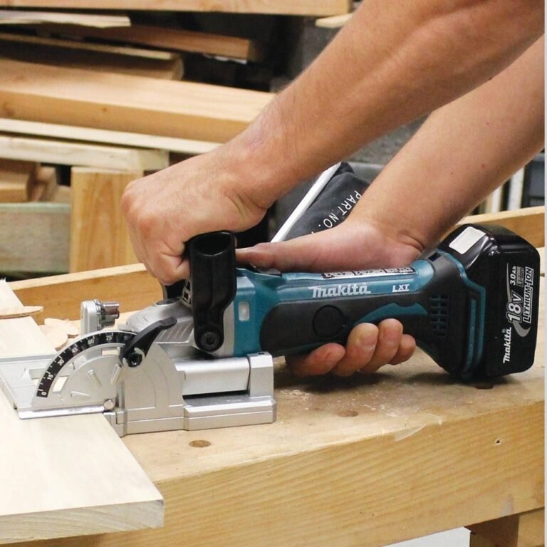 Makita XJP03Z 18V LXT Lithium-Ion Cordless Plate Joiner, Tool Only