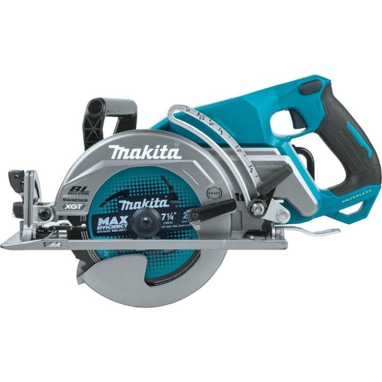 Makita GSR01M1 40V max XGT Brushless Cordless Rear Handle 7-1/4″ Circular Saw Kit (4.0Ah)