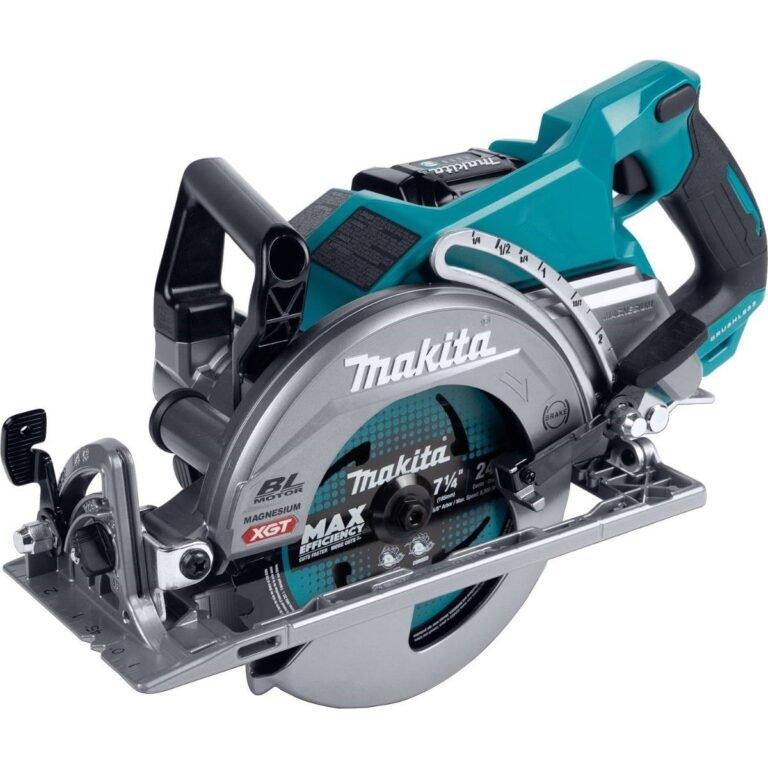 Makita GSR01M1 40V max XGT Brushless Cordless Rear Handle 7-1/4″ Circular Saw Kit (4.0Ah)