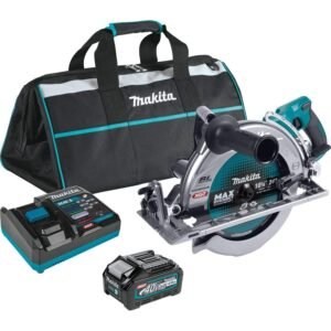 Makita GSR02M1 40V max XGT Brushless Cordless Rear Handle 10-1/4" Circular Saw Kit, AWS Capable (4.0Ah)