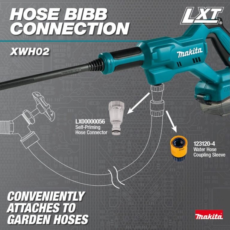 Makita XWH02Z 18V LXT Cordless 320 PSI 0.7 GPM Power Cleaner, Tool Only