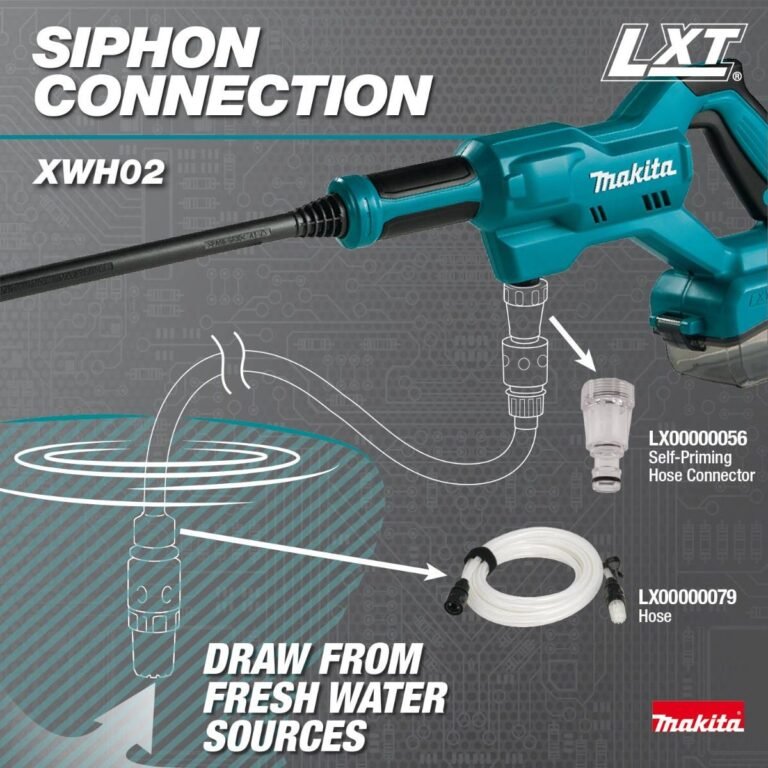 Makita XWH02Z 18V LXT Cordless 320 PSI 0.7 GPM Power Cleaner, Tool Only