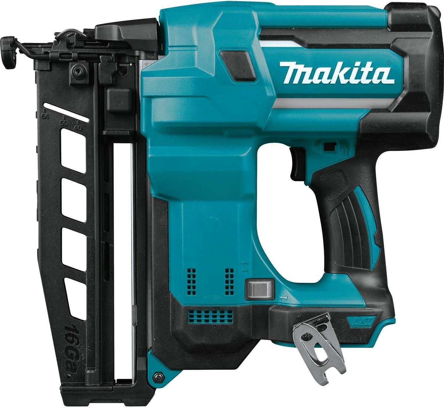 Makita XNB02Z 18V LXT Lithium-Ion Cordless 2-1/2″ Straight Finish Nailer, 16 Ga., Tool Only