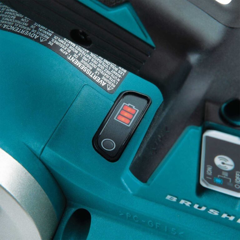 Makita XPK02Z 18V LXT Lithium-Ion Brushless Cordless 3-1/4″ Planer, AWS Capable, Tool Only