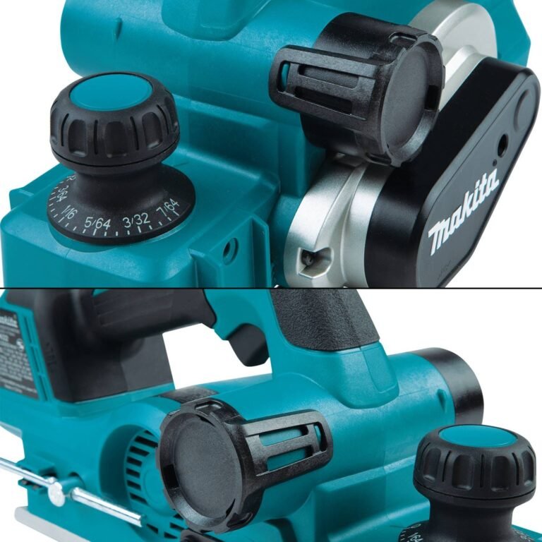 Makita XPK02Z 18V LXT Lithium-Ion Brushless Cordless 3-1/4″ Planer, AWS Capable, Tool Only
