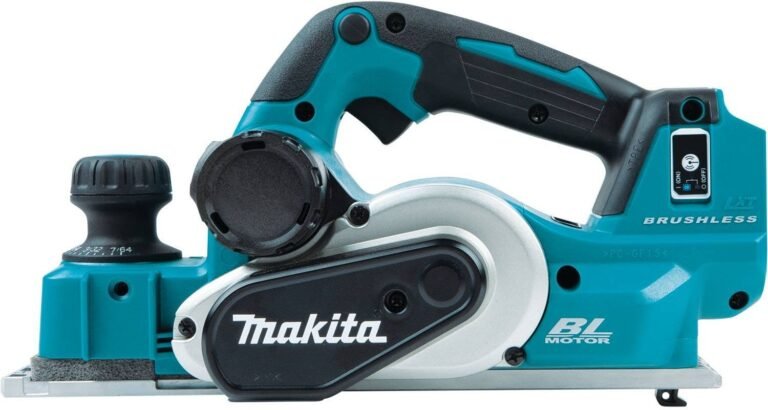 Makita XPK02Z 18V LXT Lithium-Ion Brushless Cordless 3-1/4″ Planer, AWS Capable, Tool Only