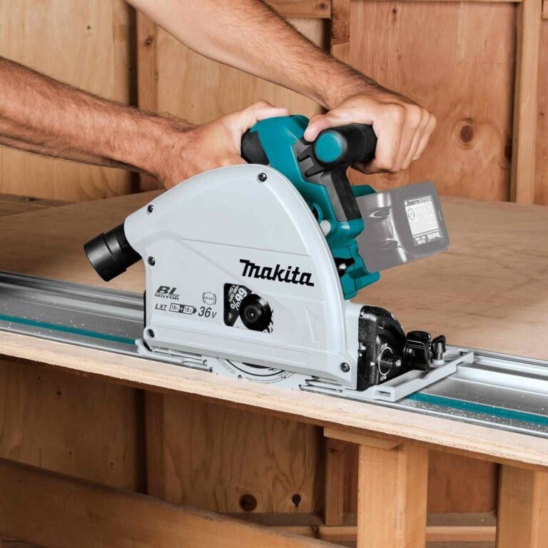 Makita XPS01Z 36V (18V X2) LXT Brushless 6-1/2″ Plunge Circular Saw, Tool Only