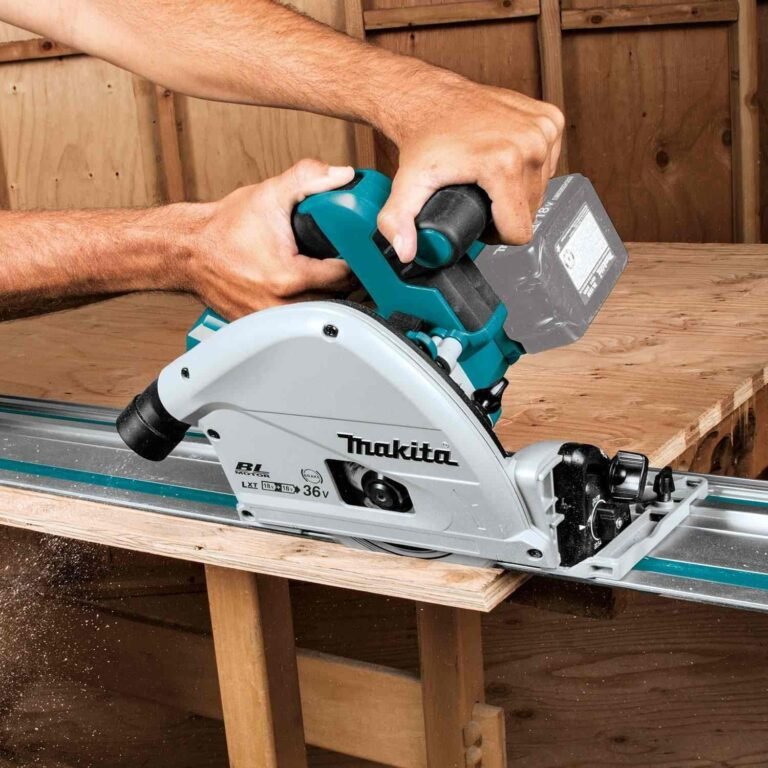 Makita XPS01Z 36V (18V X2) LXT Brushless 6-1/2″ Plunge Circular Saw, Tool Only