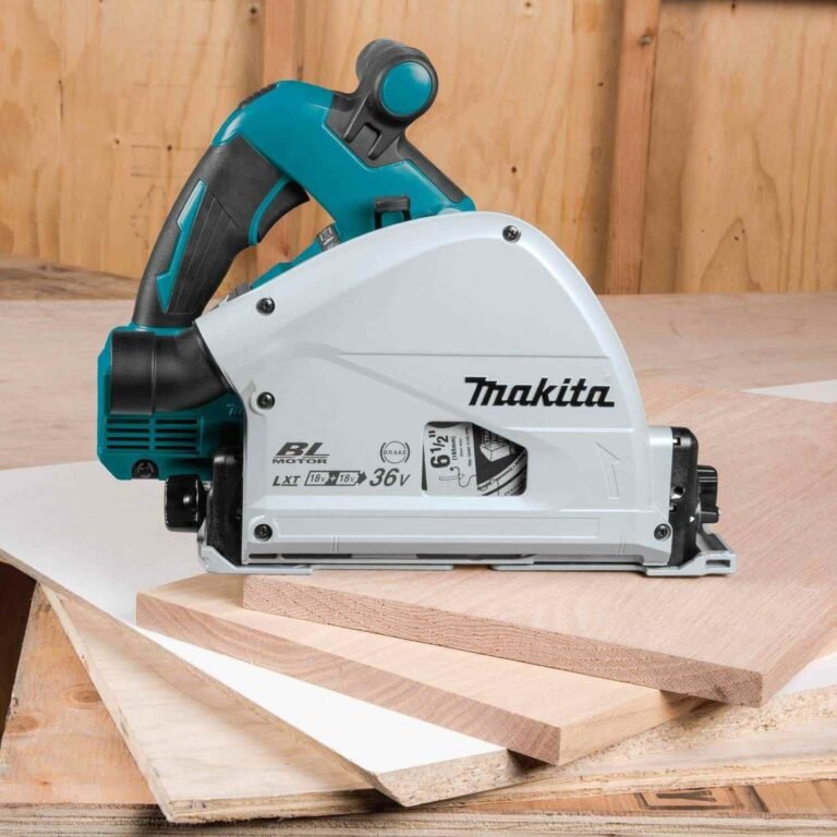 Makita XPS01Z 36V (18V X2) LXT Brushless 6-1/2″ Plunge Circular Saw, Tool Only