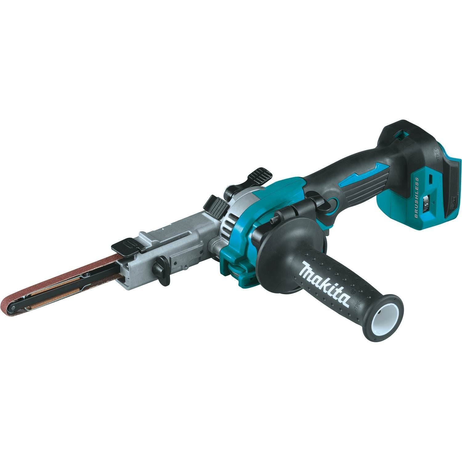 Makita XSB01Z 18V LXT Brushless 3/8-Inch x 21-Inch Detail Belt Sander, Tool Only