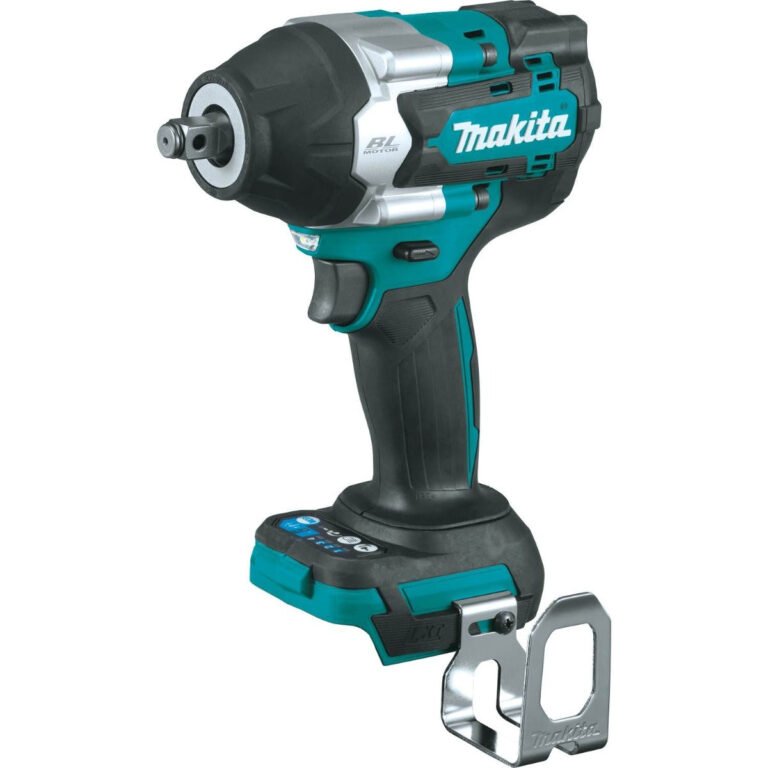 Makita XWT17Z 18V LXT Lithium-Ion Brushless Cordless 4-Speed Mid-Torque 1/2-Inch Sq. Drive Impact Wrench with Friction Ring Anvil, Tool Only