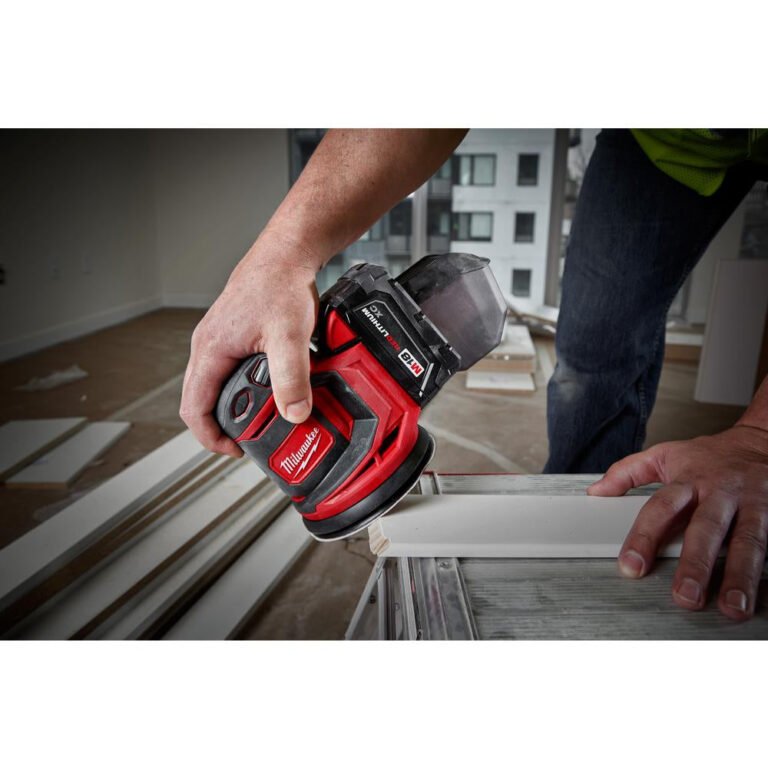 Milwaukee 2648-20 M18 Cordless 5″ Random Orbit Sander, Tool Only (PROMO)