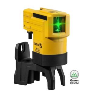 Stabila 03265GP LAX 50 Green Cross-Line Laser Level Set with Pole